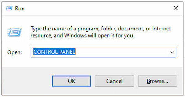 Abrir el panel de control