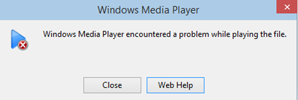 Přehrávač Windows Media Player nelze přehrát