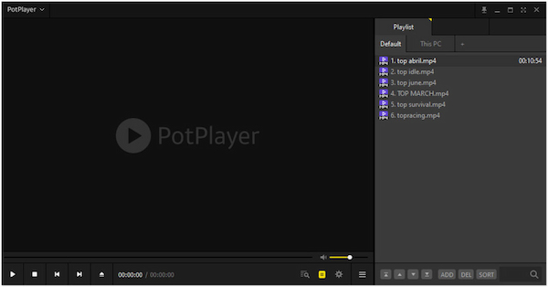 PotPlayer WMA-afspiller