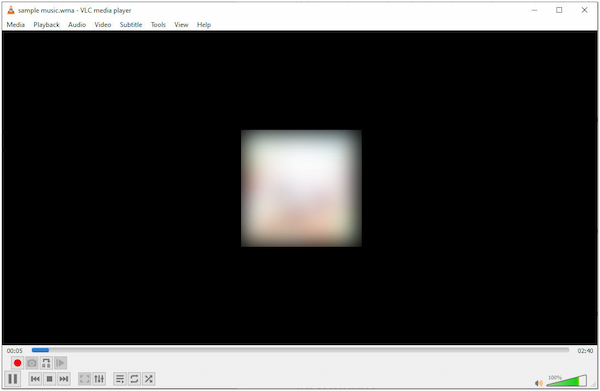 VLC Media Player WMA-spelare