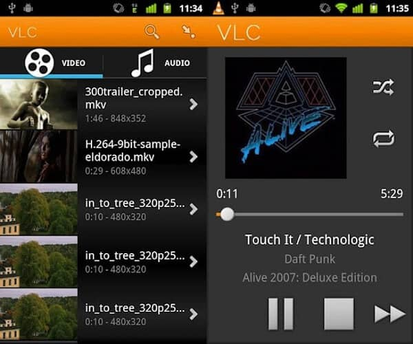 VLC для Android