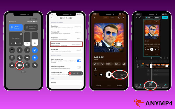 Use Built In Phone Screen Recorder