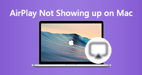 AirPlay vises ikke på Mac