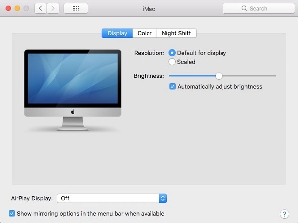 Abilita le opzioni Airplay su Mac