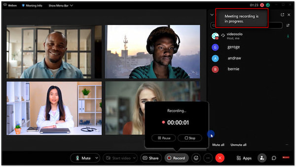 Cisco Detect Screen Recording
