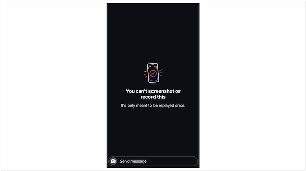 Instagram Detect Screen Recording