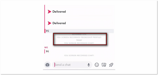 Snapchat Detect Screen Recording