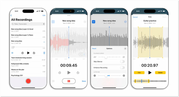 Voice Memos Audio Recorder App