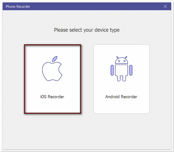 Choose Device Type