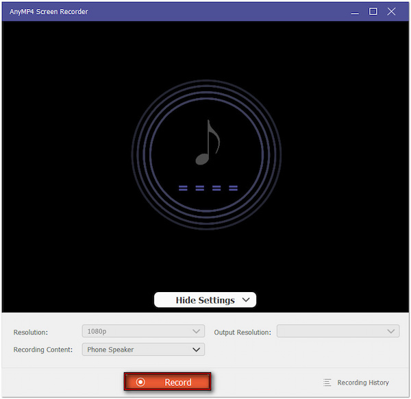 Start Audio Recording