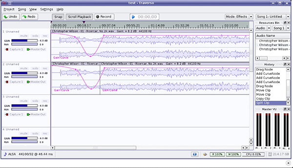Traverso Audio Recording Software
