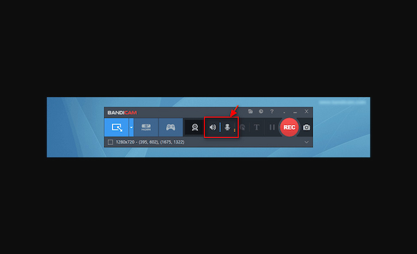 Check Bandicam Not Muted