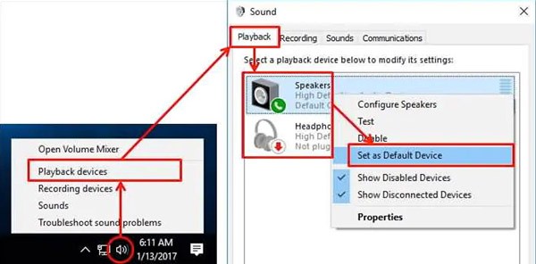 Windows settings