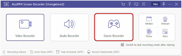 Navigate to Game Recorder
