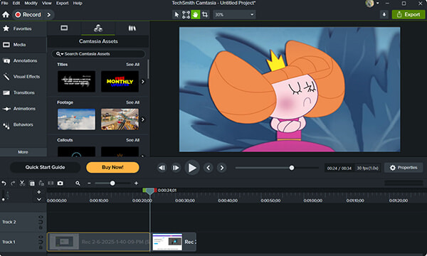 Camtasia Video Recording Software