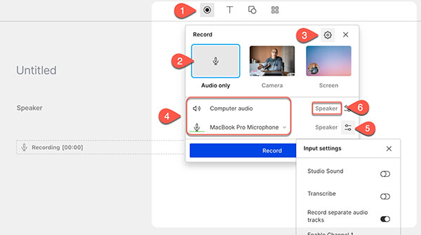 Descript Video Recording Software