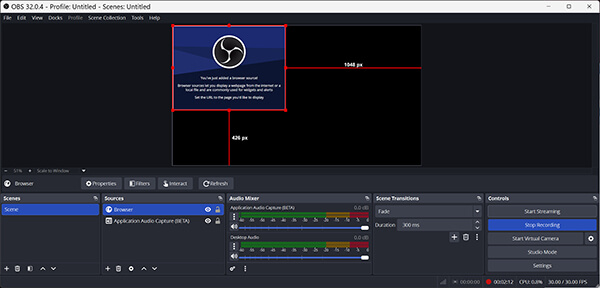 OBS Video Recording Software