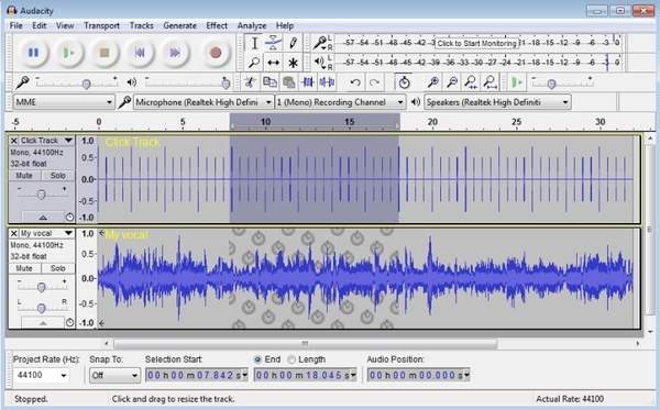 record audio from mac audacity