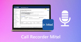 Chiama il registratore Mitel