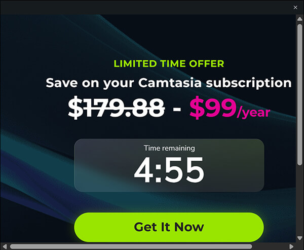 Camtasia Discount Price