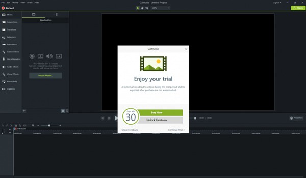 Camtasia Schermrecorder