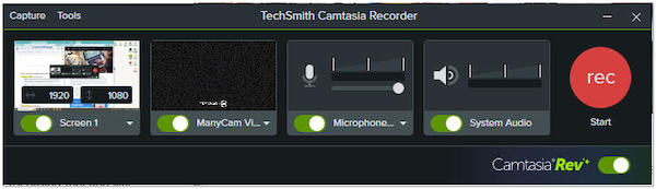 Camtasia-schermopname