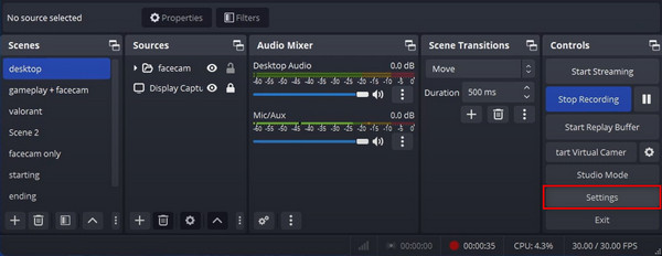 Obs Adjust Setting