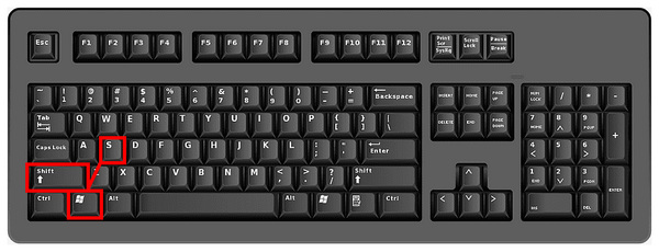 Snipping Tool Button Combination