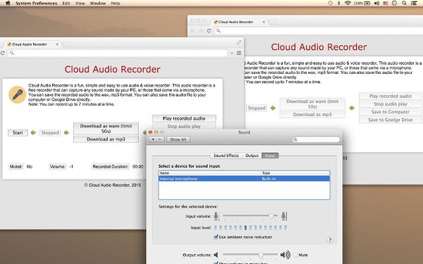Cloud Audio Recorder