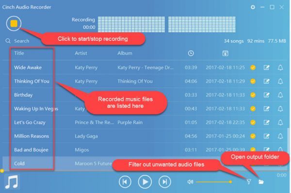 Audio Recorder  User Guide