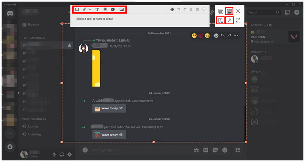 Anymp4 Screen Recorder Screen Capture Editing Menu
