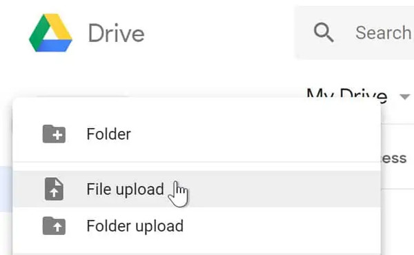 Voice-over uploaden naar Google Drive