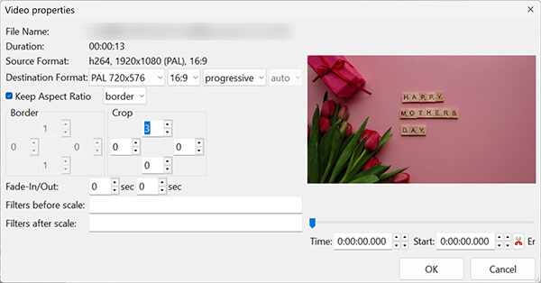 Edit DVD Chapters in DVDStyler