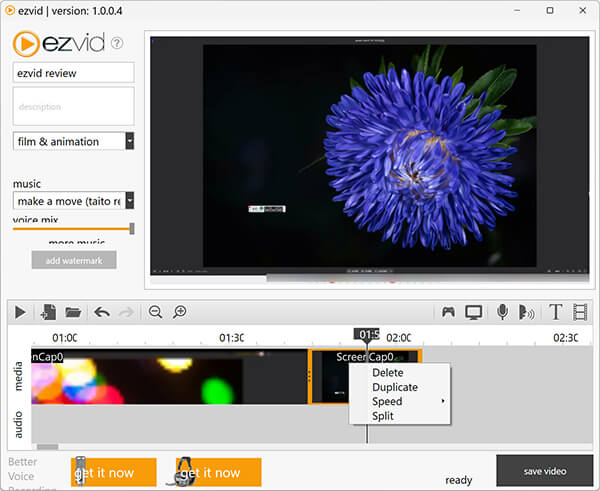 Ezvid Speed Control