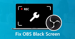 Oprava černé obrazovky v programu OBS Studio