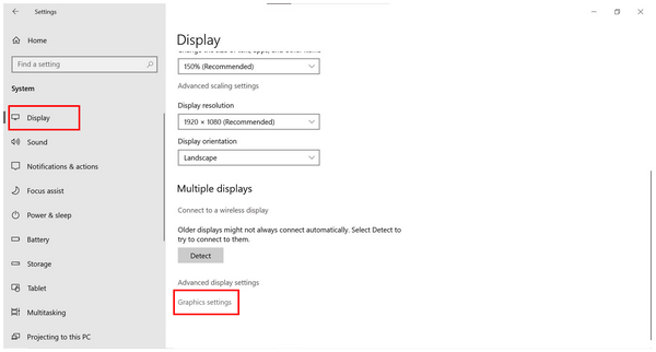 Obs Windows Display Graphics