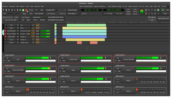 Ardour Interface