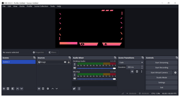 OBS Main Interface