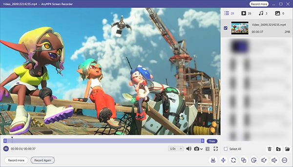 Save Game Intro Recording in AnyMP4