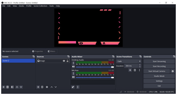 OBS Studio Main Interface