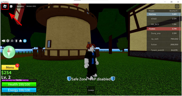 Roblox Simgesi Açma Ayarları