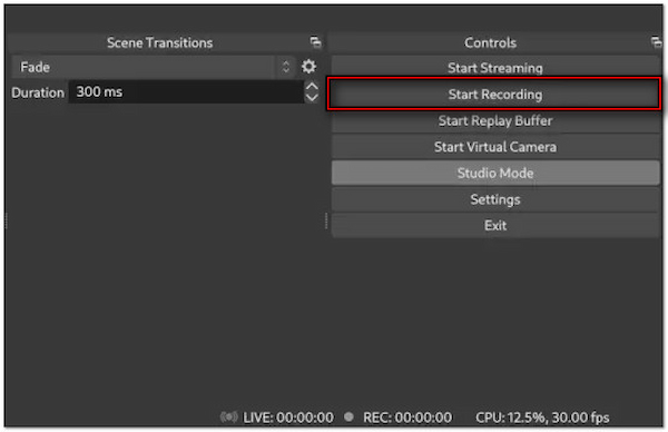Start Screen Recording