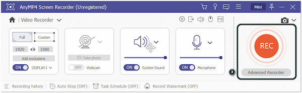 Начать запись совещания WebEx