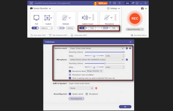 Configure Audio Properly