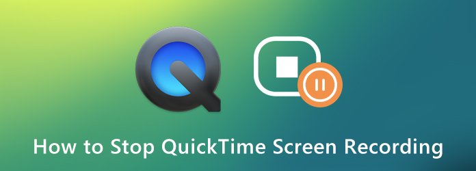 Cómo detener la grabación de pantalla Quicktime