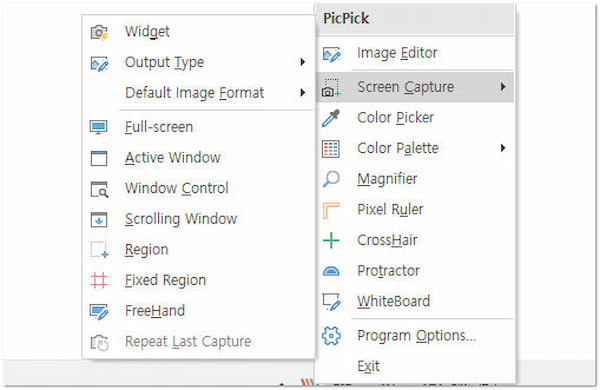 Strumento per schermate di scorrimento PicPick