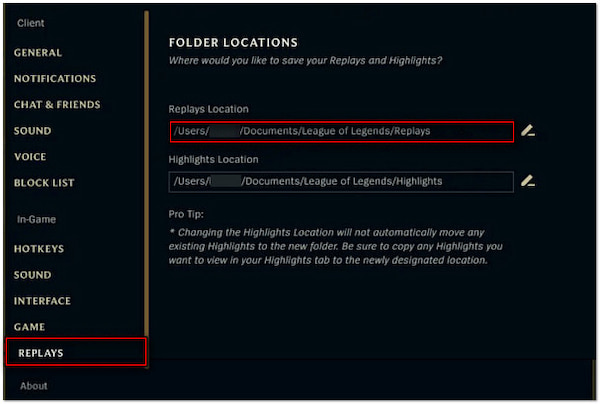Access Default Folder