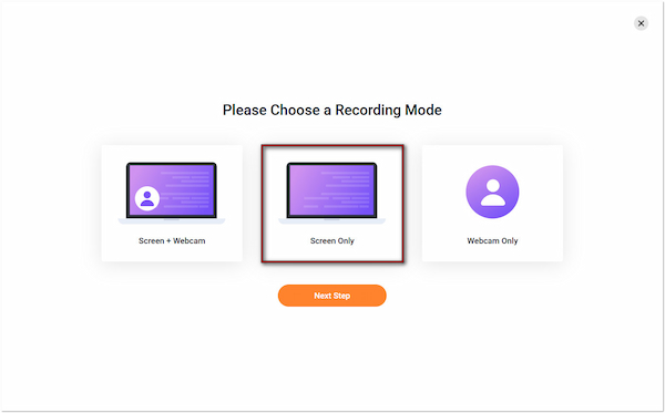 Choose Recording Mode