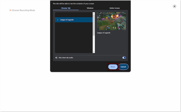 Start Lol Recording
