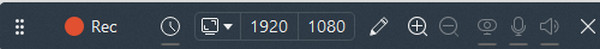 icecream Screen Recorder Panel